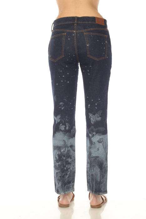 Johnny Was Dark Blue Aurelius Boyfriend Jean JWD1177