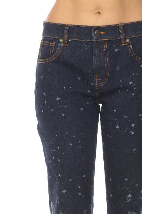 Johnny Was Dark Blue Aurelius Boyfriend Jean JWD1177