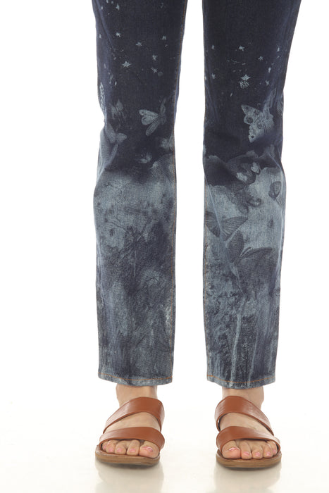 Johnny Was Dark Blue Aurelius Boyfriend Jean JWD1177