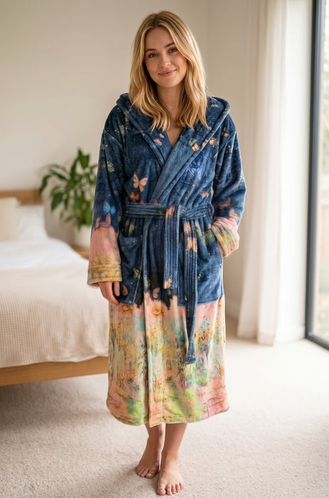 Johnny Was Aurelius Long Sleeve Self-tie Cozy Robe H61425-9