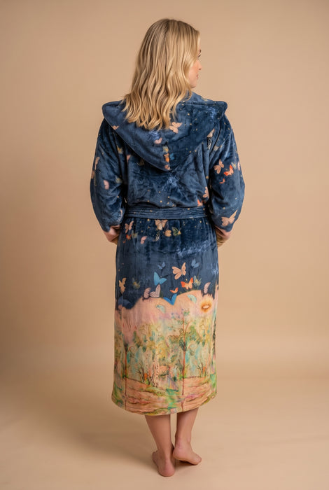 Johnny Was Aurelius Long Sleeve Self-tie Cozy Robe H61425-9