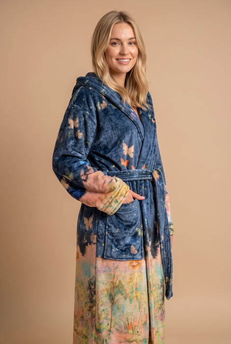 Johnny Was Aurelius Long Sleeve Self-tie Cozy Robe H61425-9