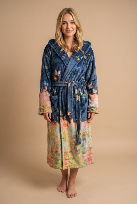 Johnny Was Aurelius Long Sleeve Self-tie Cozy Robe H61425-9
