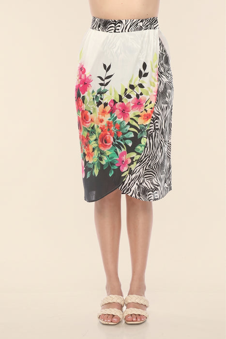 Johnny Was Beach Wrap Cover-Up Skirt CSW7922-M