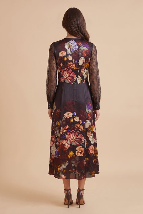 Johnny Was Beckett Blooms Micaela Midi Dress L32525-O