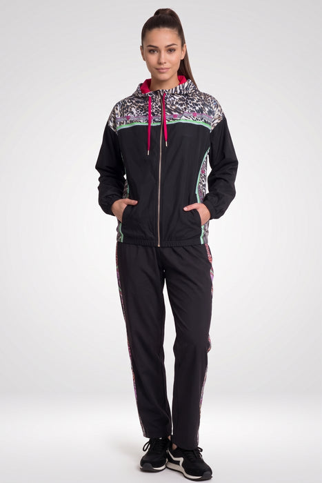 Johnny Was Bee Active Hooded Full Zip Jacket A8924-E