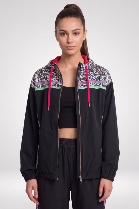 Johnny Was Bee Active Hooded Full Zip Jacket A8924-E