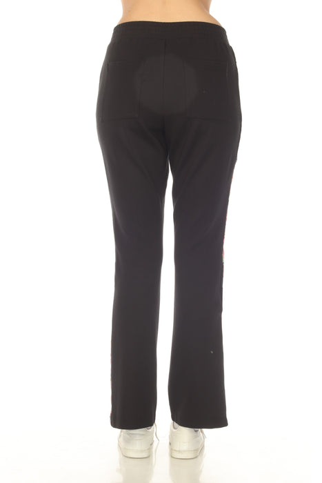 Johnny Was Black Bee Active Jetsetter Pant A9524-0