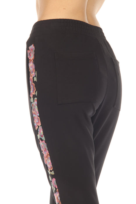 Johnny Was Black Bee Active Jetsetter Pant A9524-0
