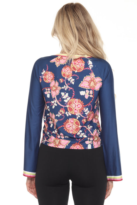 Johnny Was Bee Active Kimono Sleeve Swing Tee A7524-3