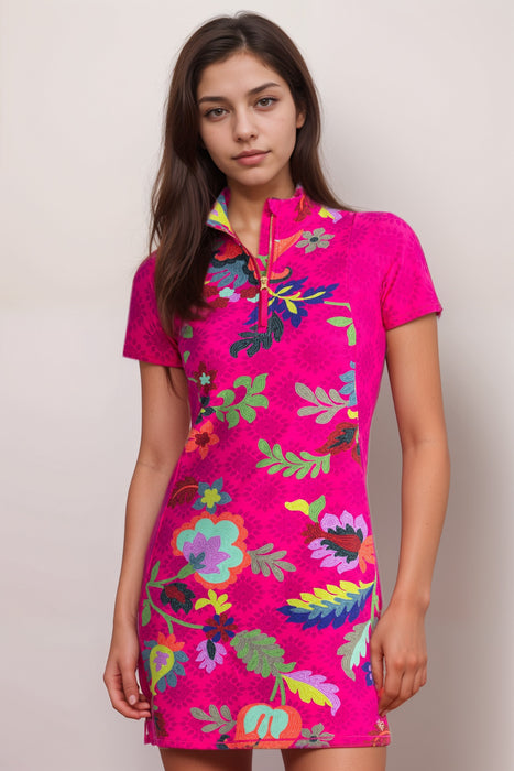 Johnny Was Bee Active Mock Neck Tennis Dress A0625-1