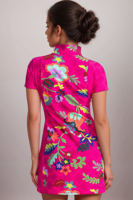 Johnny Was Bee Active Mock Neck Tennis Dress A0625-1