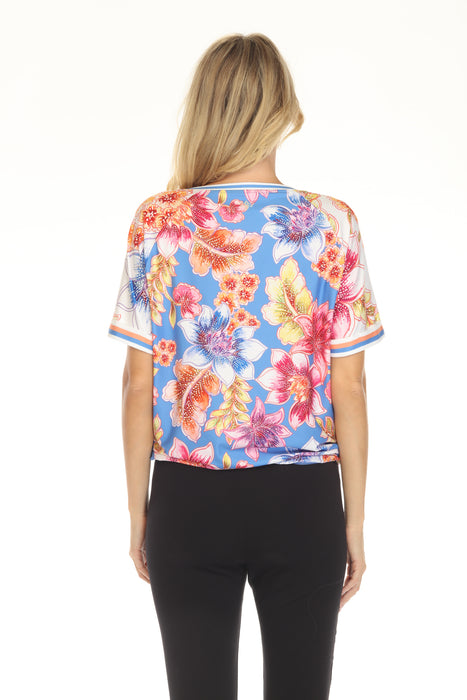 Johnny Was Bee Active Raglan Sleeve Pullover Top A1024-4