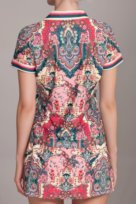 Johnny Was Bee Active Short Sleeve Polo Tee A2123-4