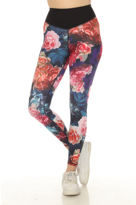 Johnny Was Style A7623 Bee Active Studio V-Yoke Legging Boho Chic