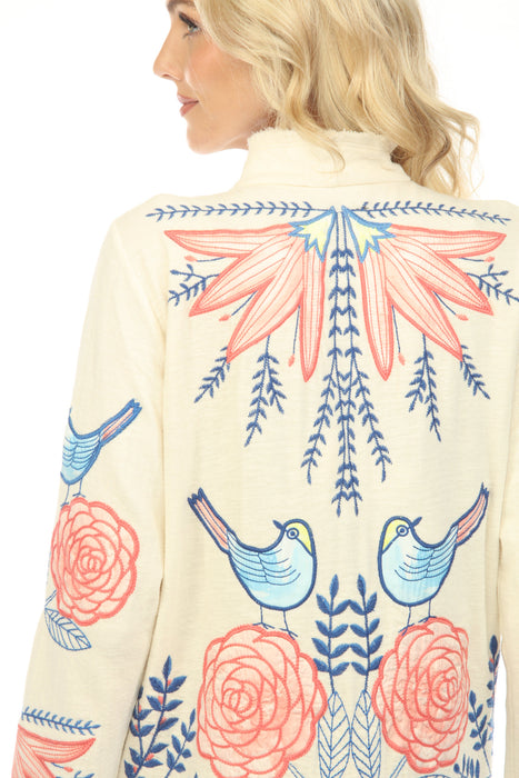 Johnny Was Biya Birdie Cardigan B59625-5