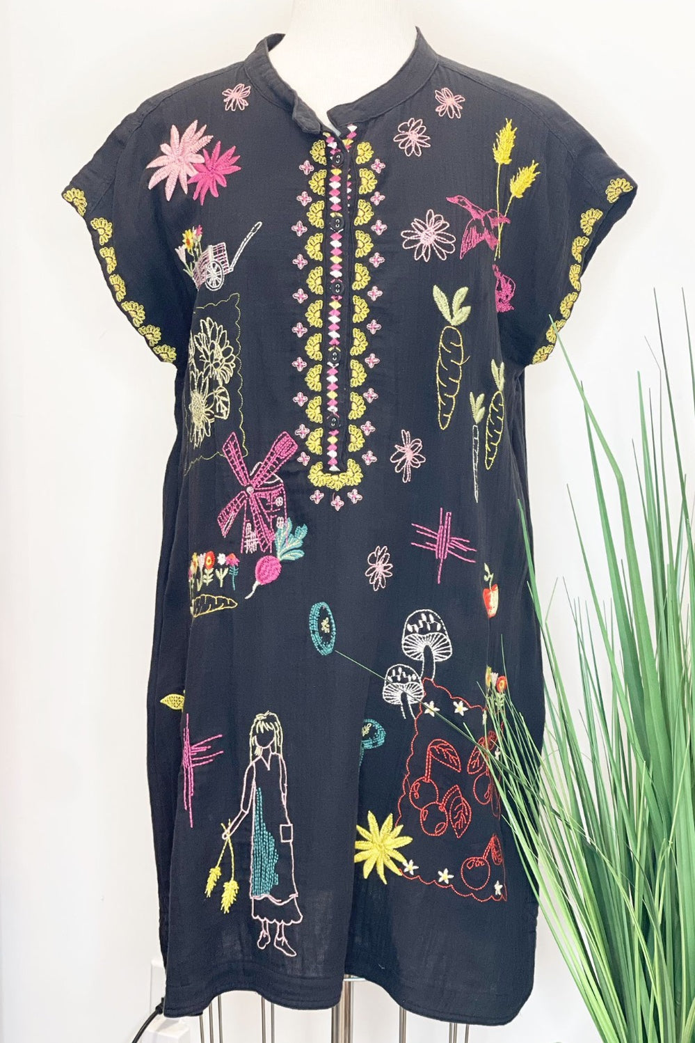 Mishti Embroidered Shift Dress | Johnny Was — AfterRetail