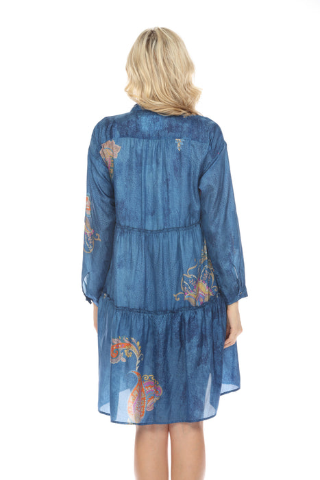 biya silk dress Biya Silk Long Dress - Blue Dresses, Clothing - WBIYA20522