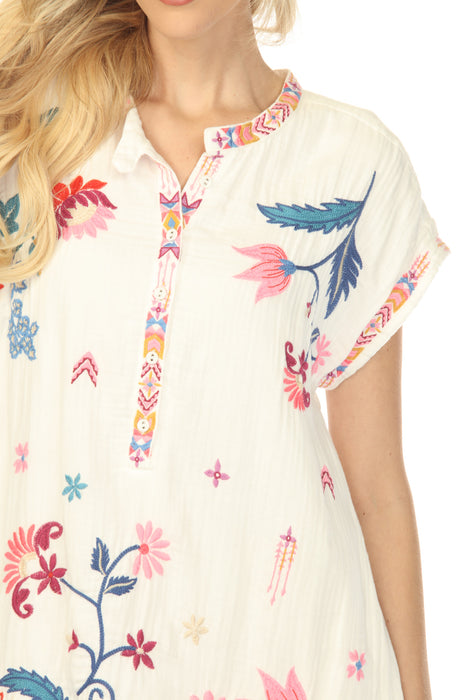 Johnny Was Biya Natural Mishti Dress B35625-4