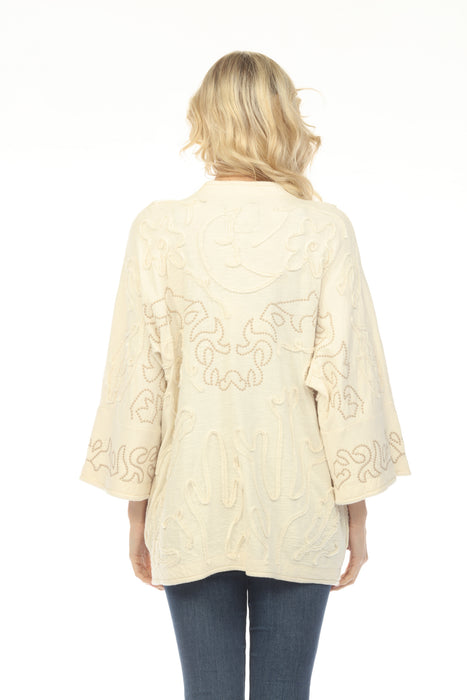 Johnny Was Beige Biya Mojavi Short Kimono C54525-6