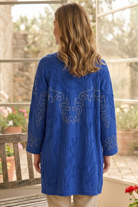 Johnny Was Biya Mojavi Embroidered Short Kimono C54525-6 *