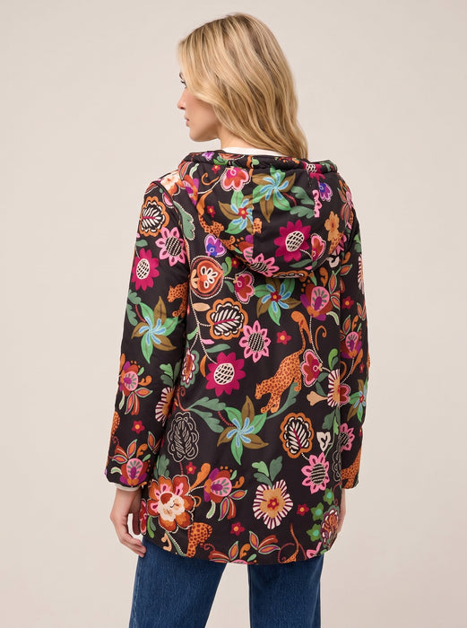Johnny Was Black Arches Quilted Reversible Puffer Jacket R45925-9