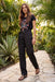 Johnny Was Black Beauty Hailey Cargo Pant O60425-6
