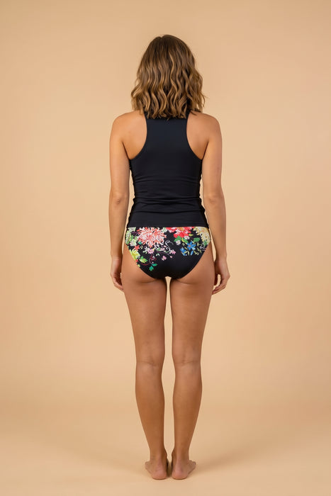 Johnny Was Black Metalli Notte Hipster Bottom CSW3124-A