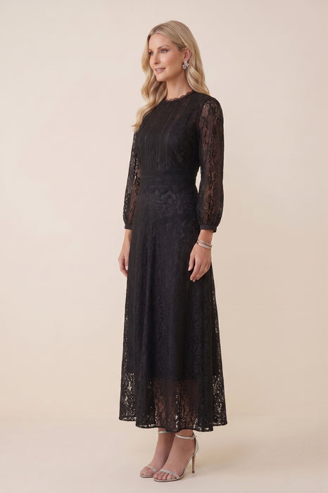 Johnny Was Biya Black Thea Lace Dress B33724-O