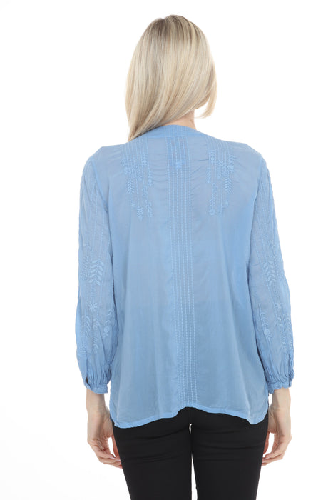 Johnny Was Asta Embroidered Tunic Top C26225-7