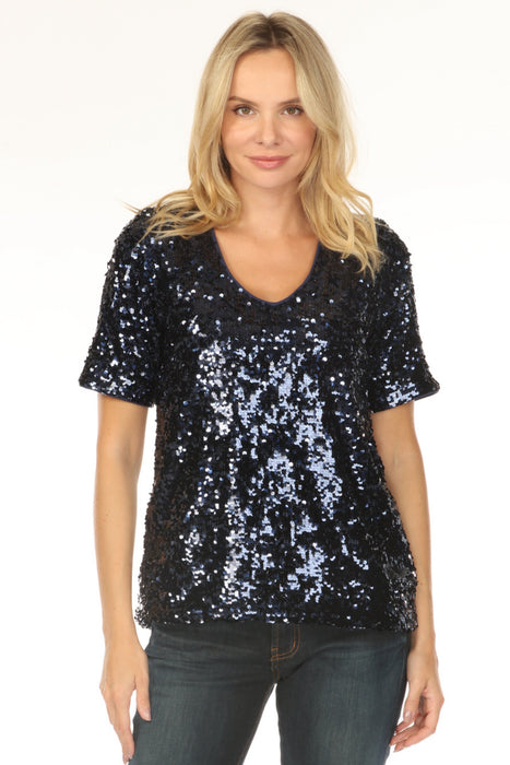Johnny Was Bradley Sequin Blouse C17924-9 *