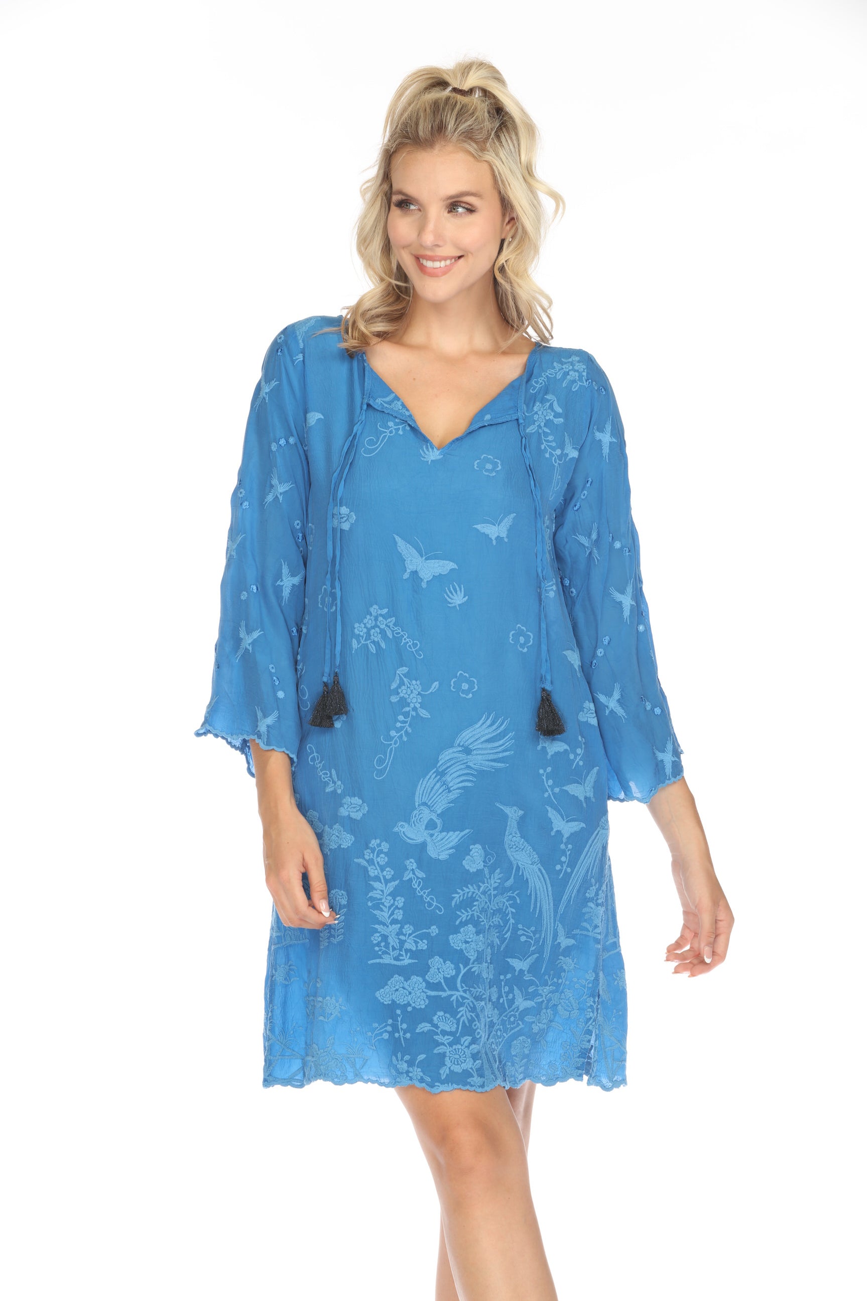 Women's Embroidered Shift Slip Dress | After Retail — AfterRetail