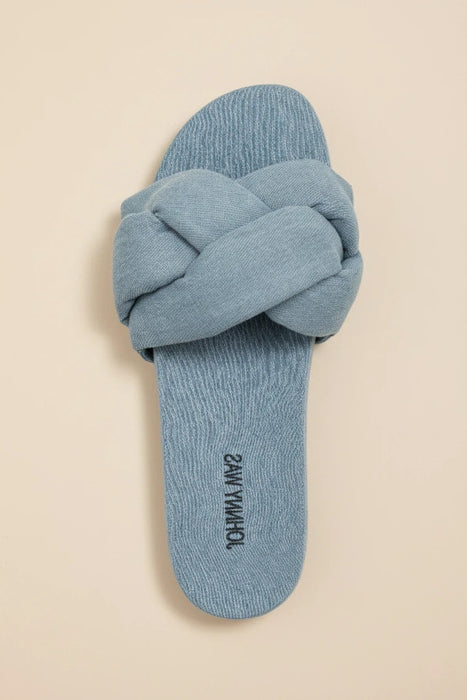 Johnny Was Blue Ojai Slip On Sandals JWS14223