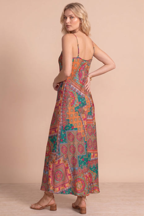 Johnny Was Bomi Silk Blend Gigianna Slip Dress C35125-8