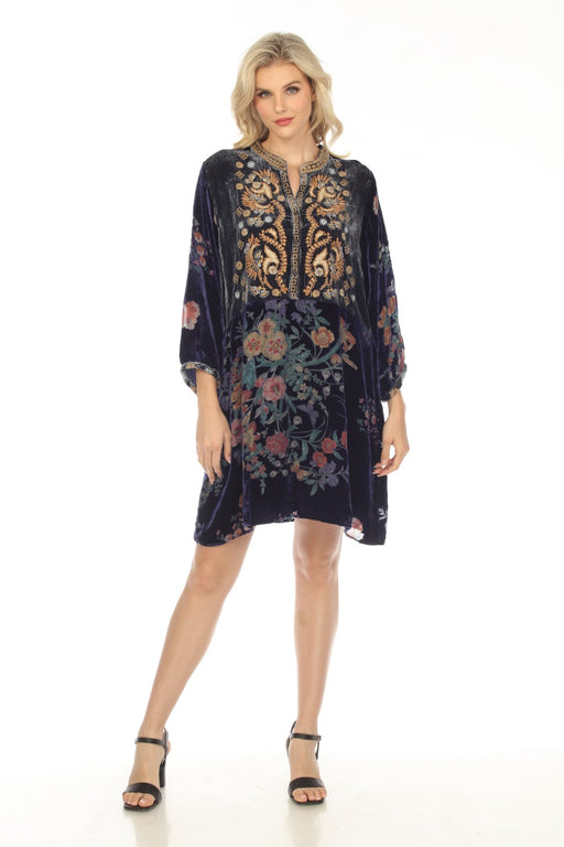 Johnny Was Style C35122BO Bouquet Burnout Gweneth Embroidered Dress Boho Chic