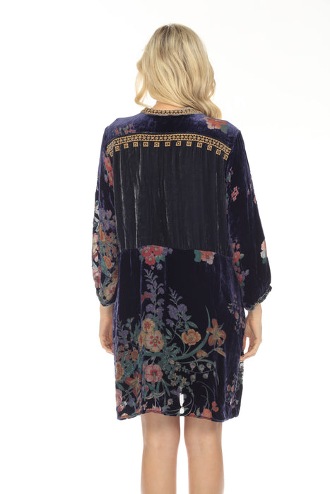 Johnny Was Bouquet Burnout Gweneth Embroidered Dress Boho Chic C35122BO