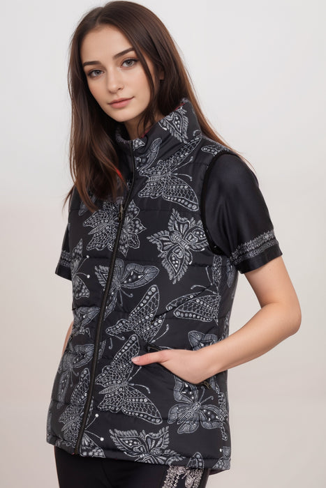 Johnny Was Braemar Reversible Puffer Vest R42824-8