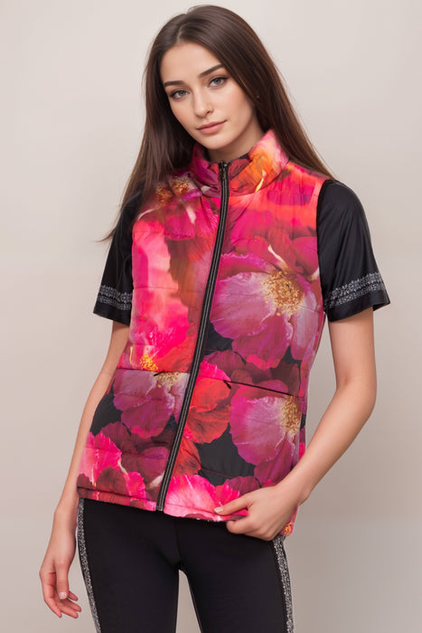 Johnny Was Style R42824-8 Braemar Reversible Puffer Vest