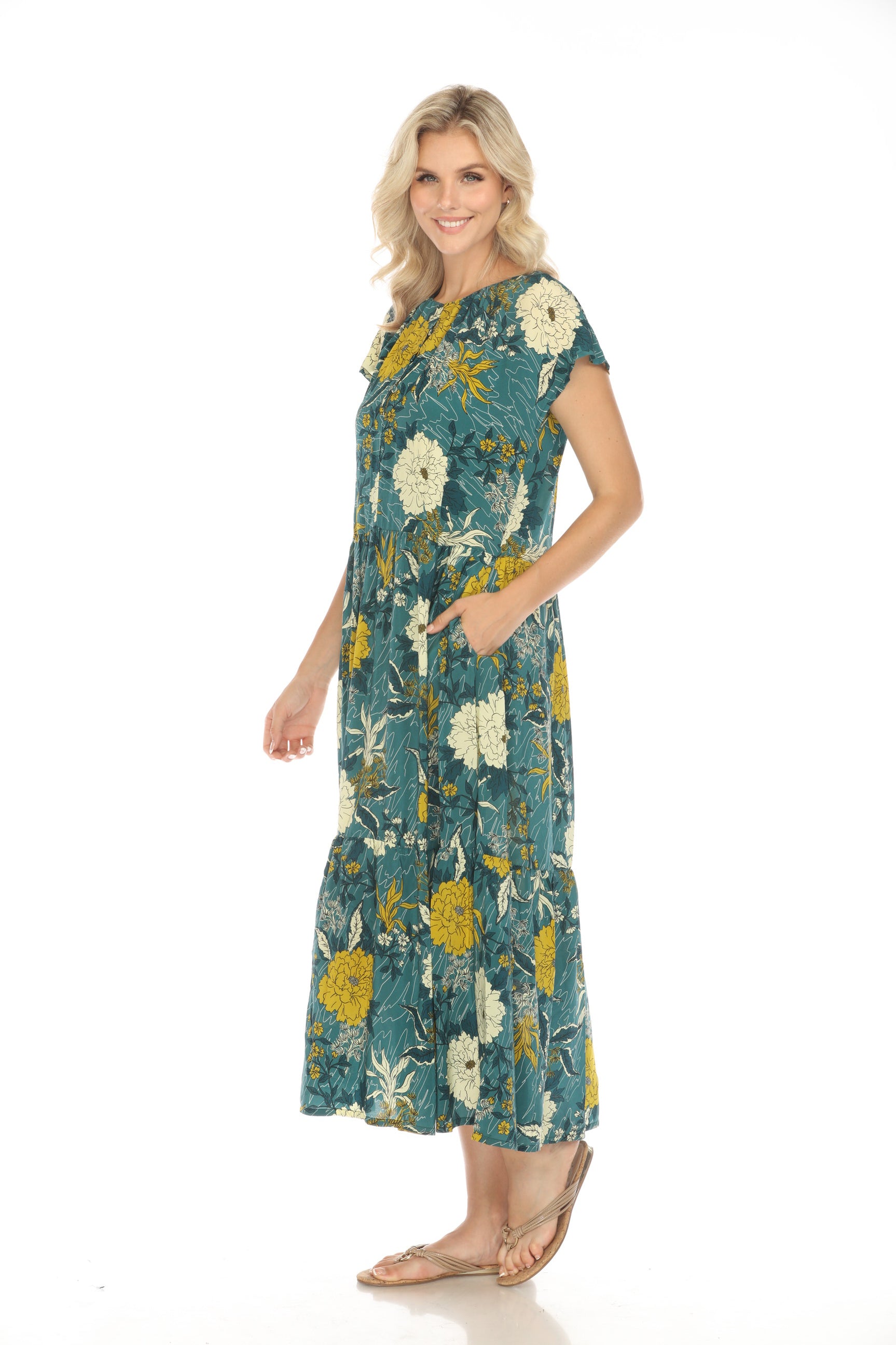 Johnny WaCadecki Kari Floral Maxi Dress Johnny Was AfterRetail Johnny Wacadecki Kari Floral Maxi Dress Johnny Was Afterretail