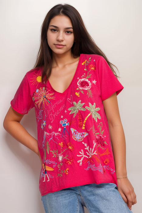 Johnny Was JWLA California Everyday Tee R16523-4 *