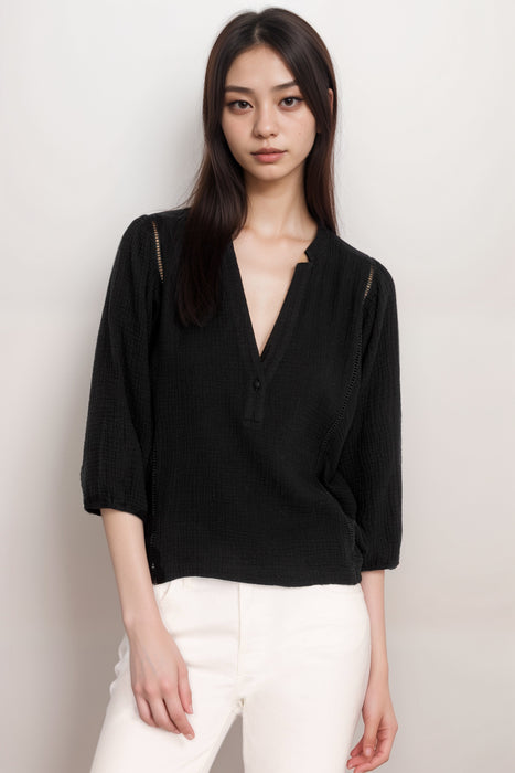 Johnny Was Calme Gauze Bishop Sleeve Blouse O21051-5 *