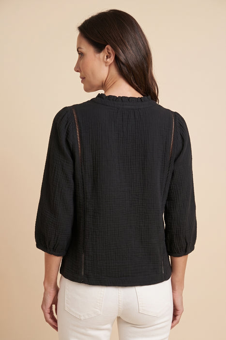 Johnny Was Calme Gauze Bishop Sleeve Blouse O21051-5 *