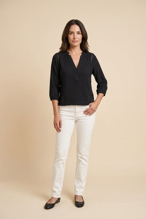 Johnny Was Calme Gauze Bishop Sleeve Blouse O21051-5 *