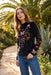 Johnny Was Carminia Bounce Velour Mock Neck J17125-O