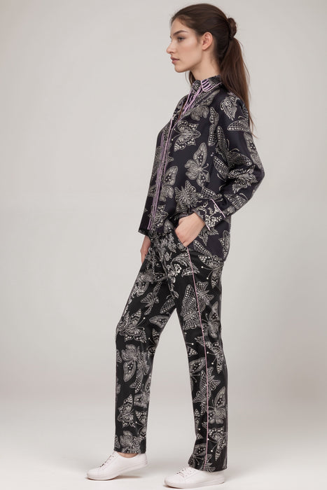 Johnny Was Black Chani Straight Pants C64624