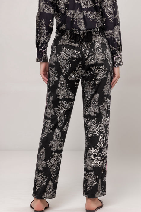 Johnny Was Black Chani Straight Pants C64624