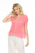 Johnny Was Style C12122 Bubblegum Clemence Eyelet Embroidered Short Sleeve Blouse Chic