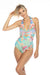 Johnny Was CSW4823-A Color Twist One-Piece Swimsuit