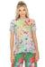 Johnny Was Style T11823-2D Cozumel Favorite Short Sleeve Crew Neck Swing Tee