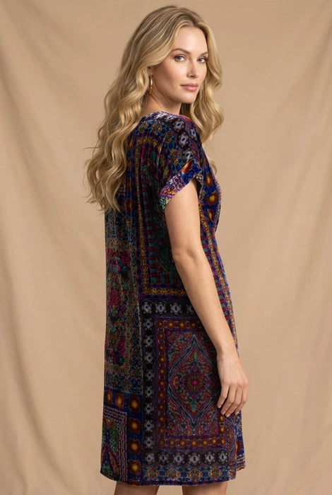 Johnny Was Daiyu Burnout Shift Dress C32925-8